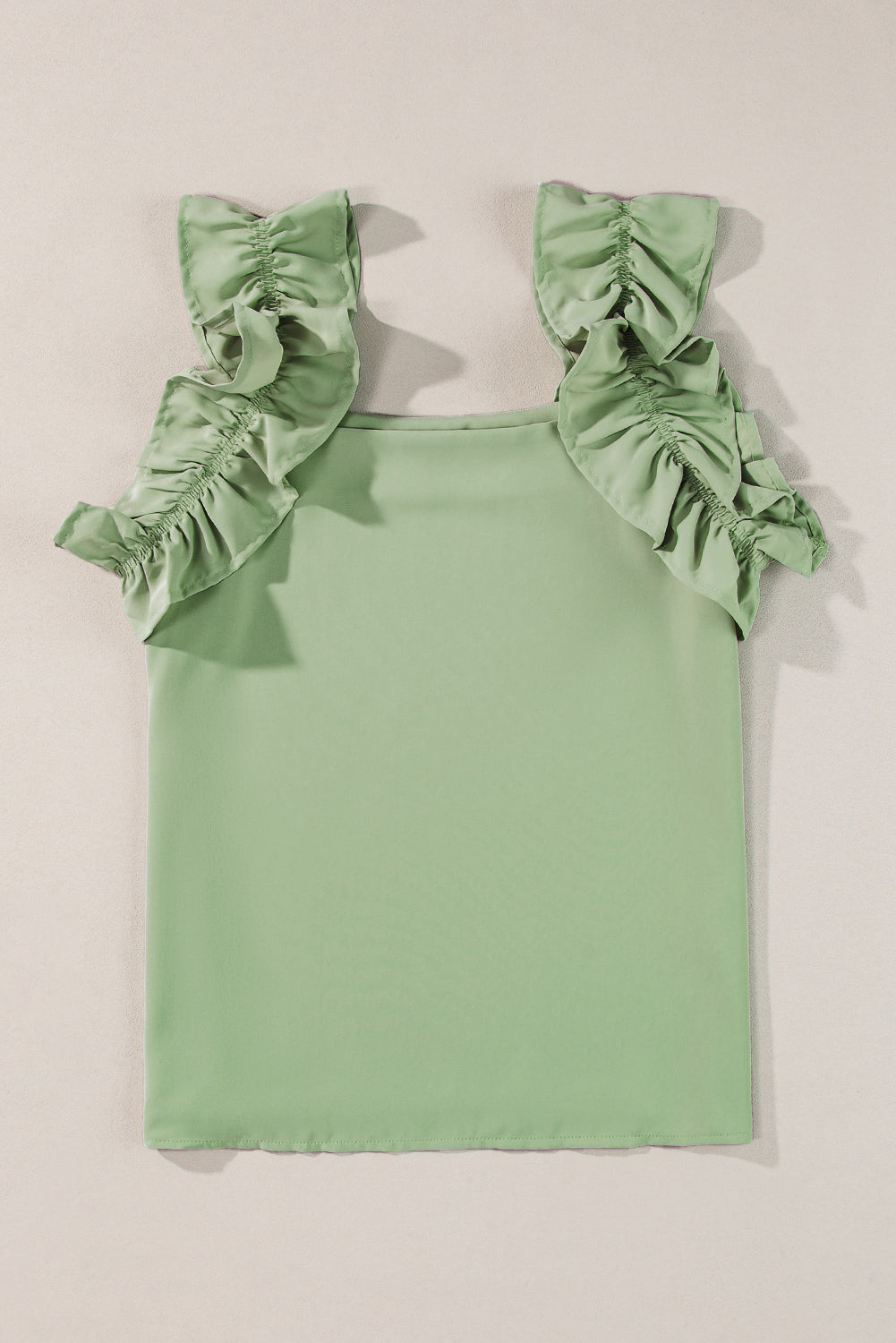 Ruffle Sleeveless Blouse