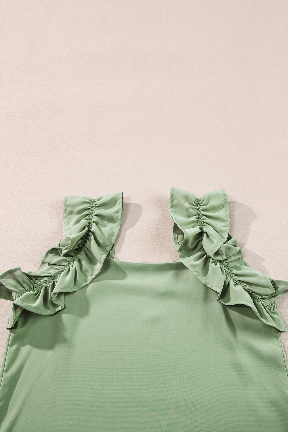 Ruffle Sleeveless Blouse