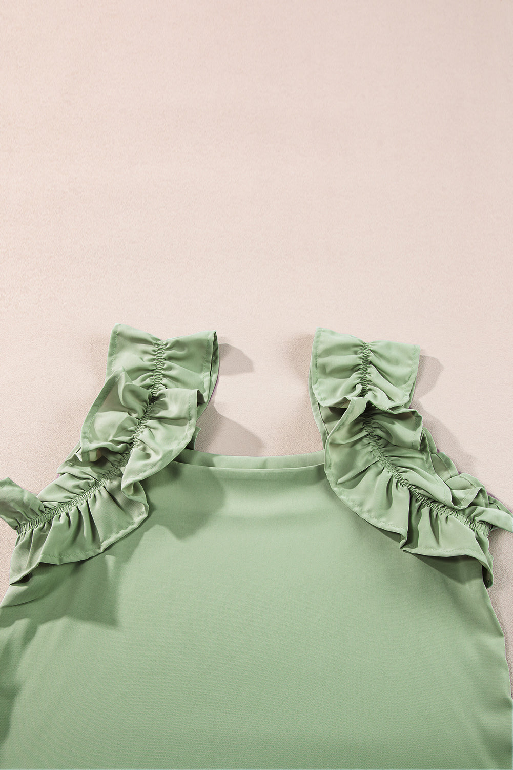 Ruffle Sleeveless Blouse