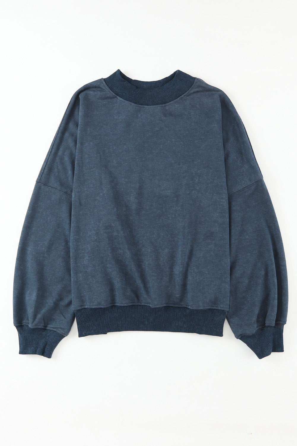 Washed Drop Shoulder Crewneck Sweatshirt