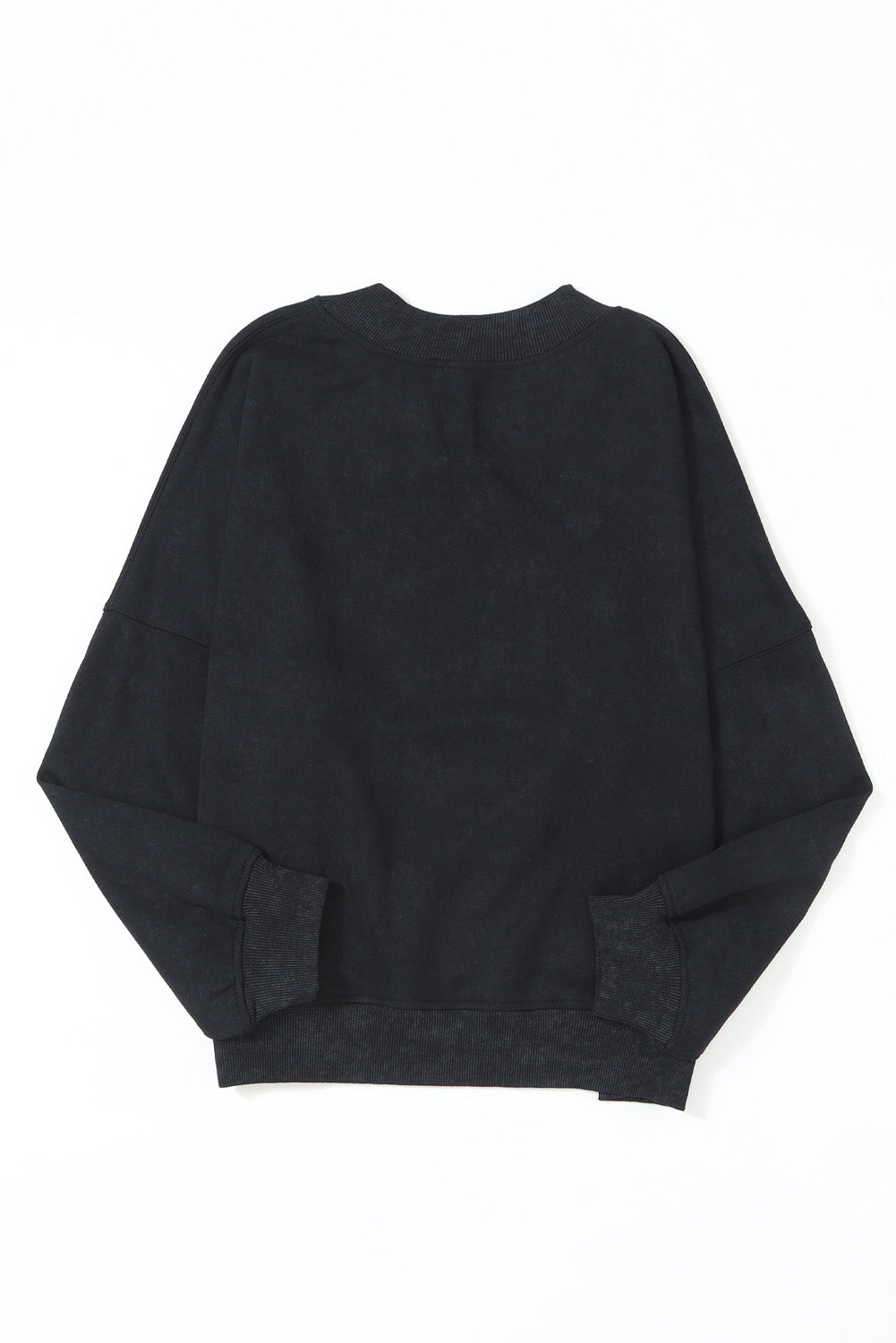 Washed Drop Shoulder Crewneck Sweatshirt