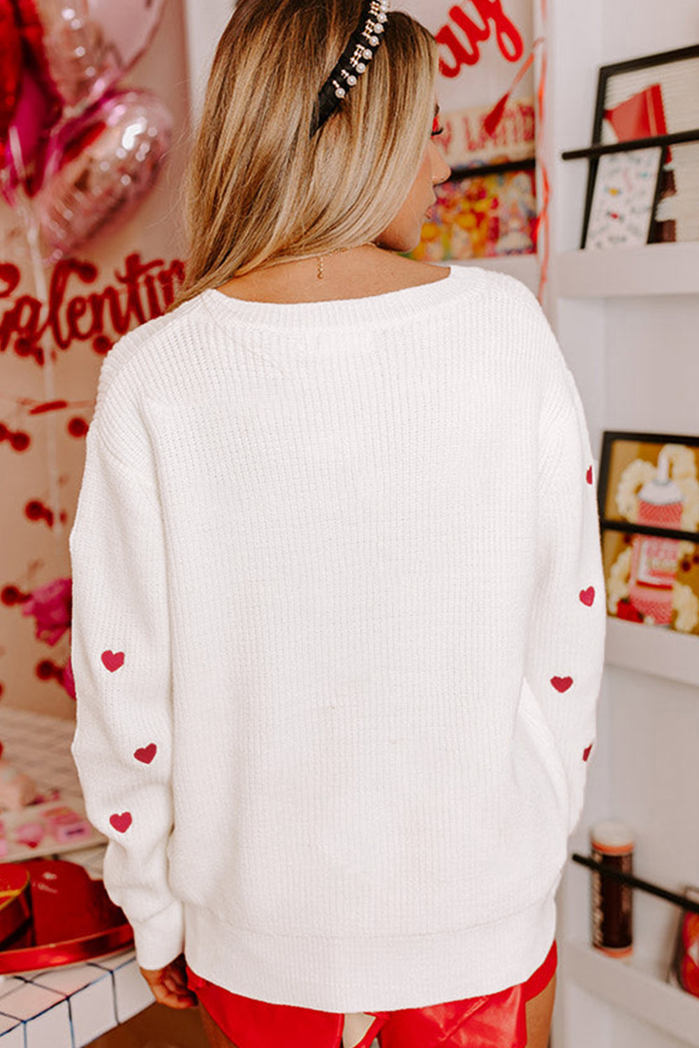 White Lovely Sweater