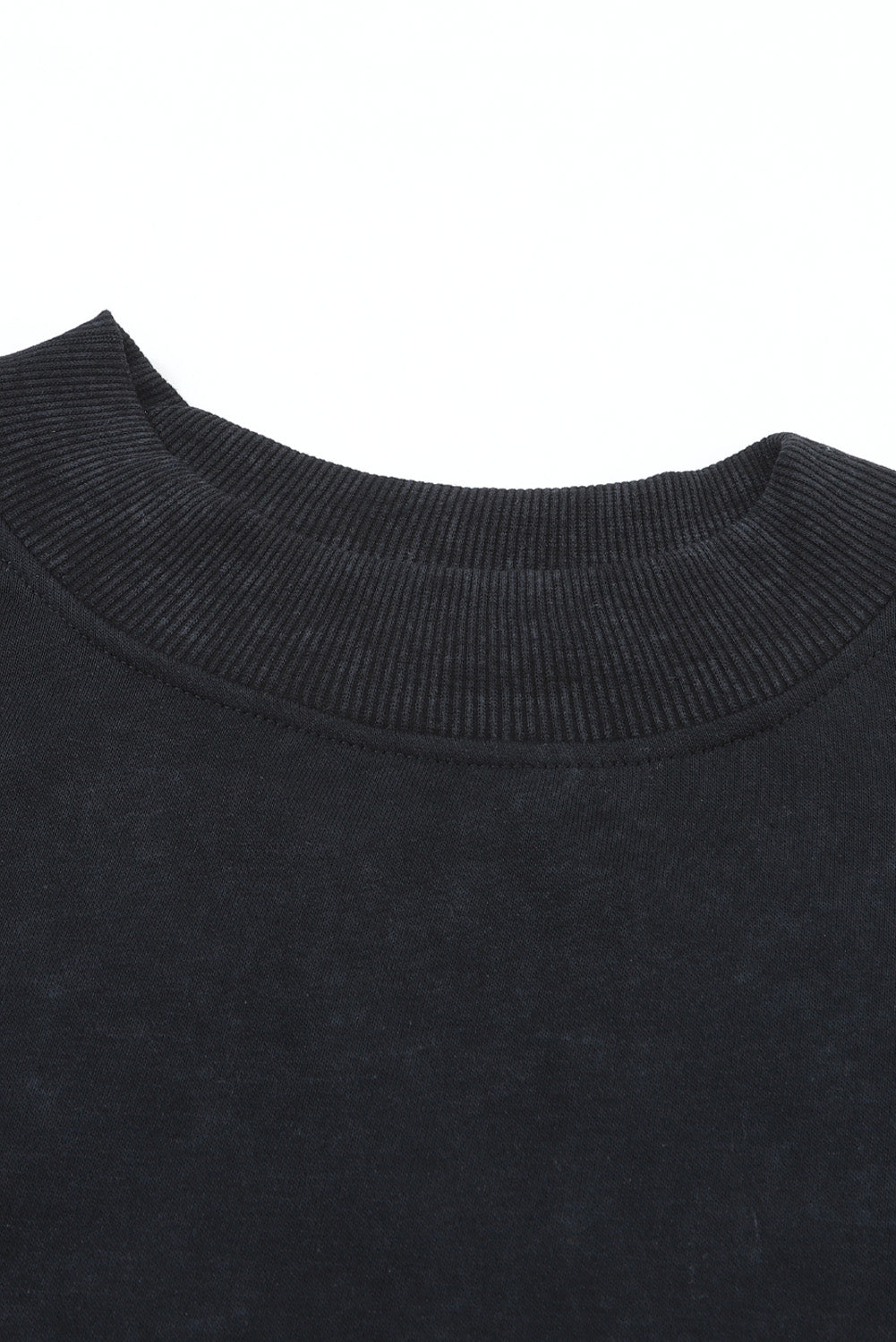 Washed Drop Shoulder Crewneck Sweatshirt