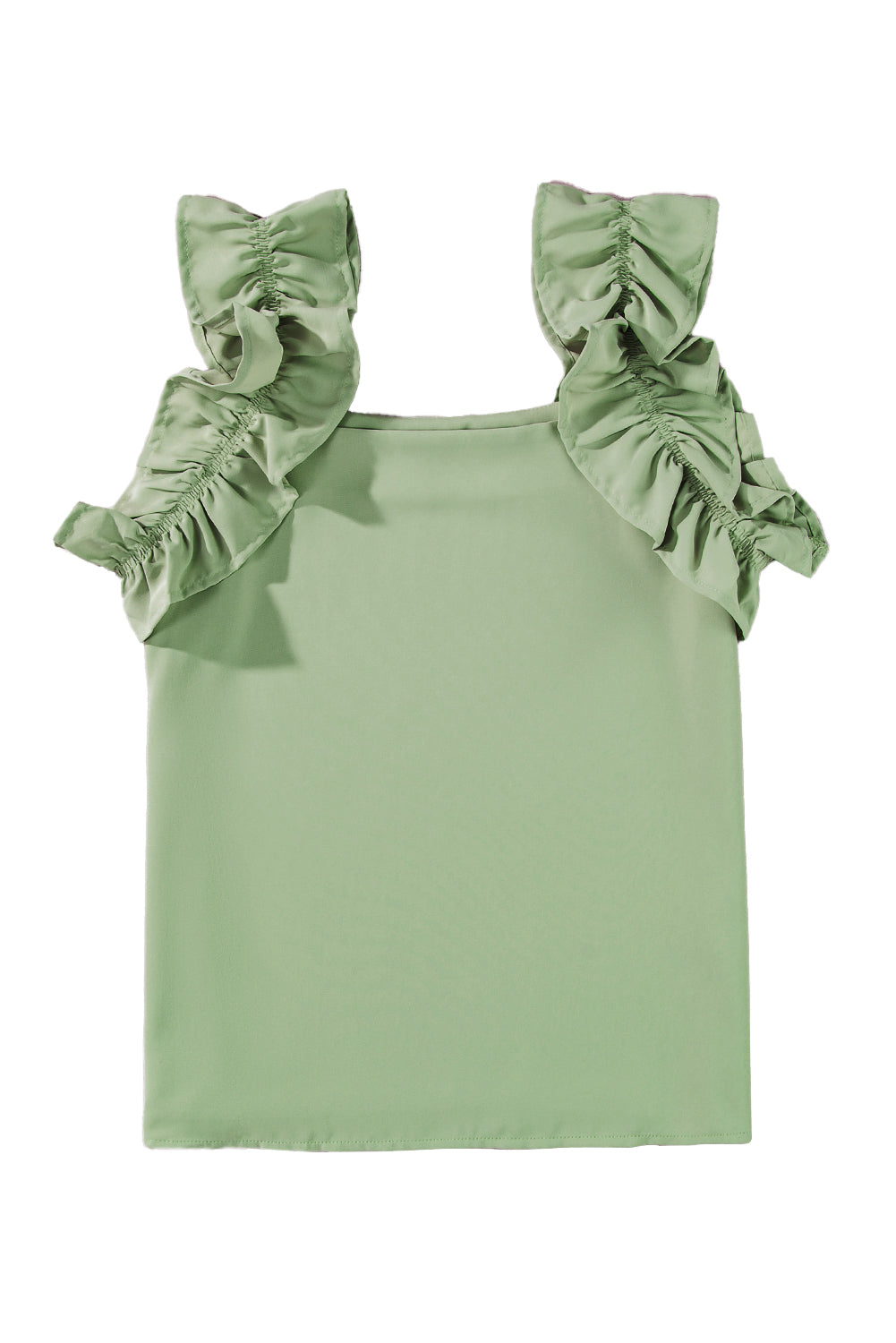 Ruffle Sleeveless Blouse